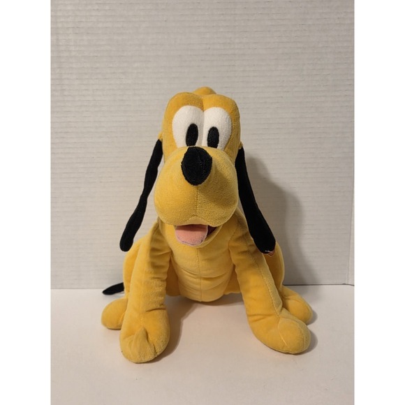 Disney Other - Disney Pluto 8" Tall. Super Soft Plush. Micky Mouse Clubhouse Free Ship